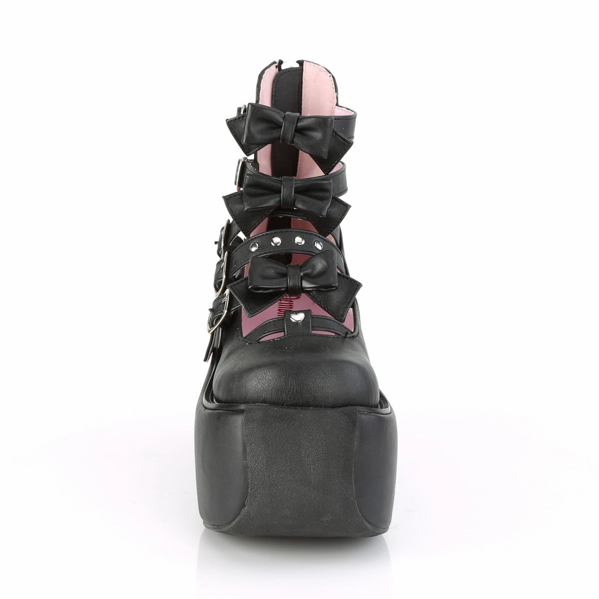 VIOLET-45  Black Vegan Leather