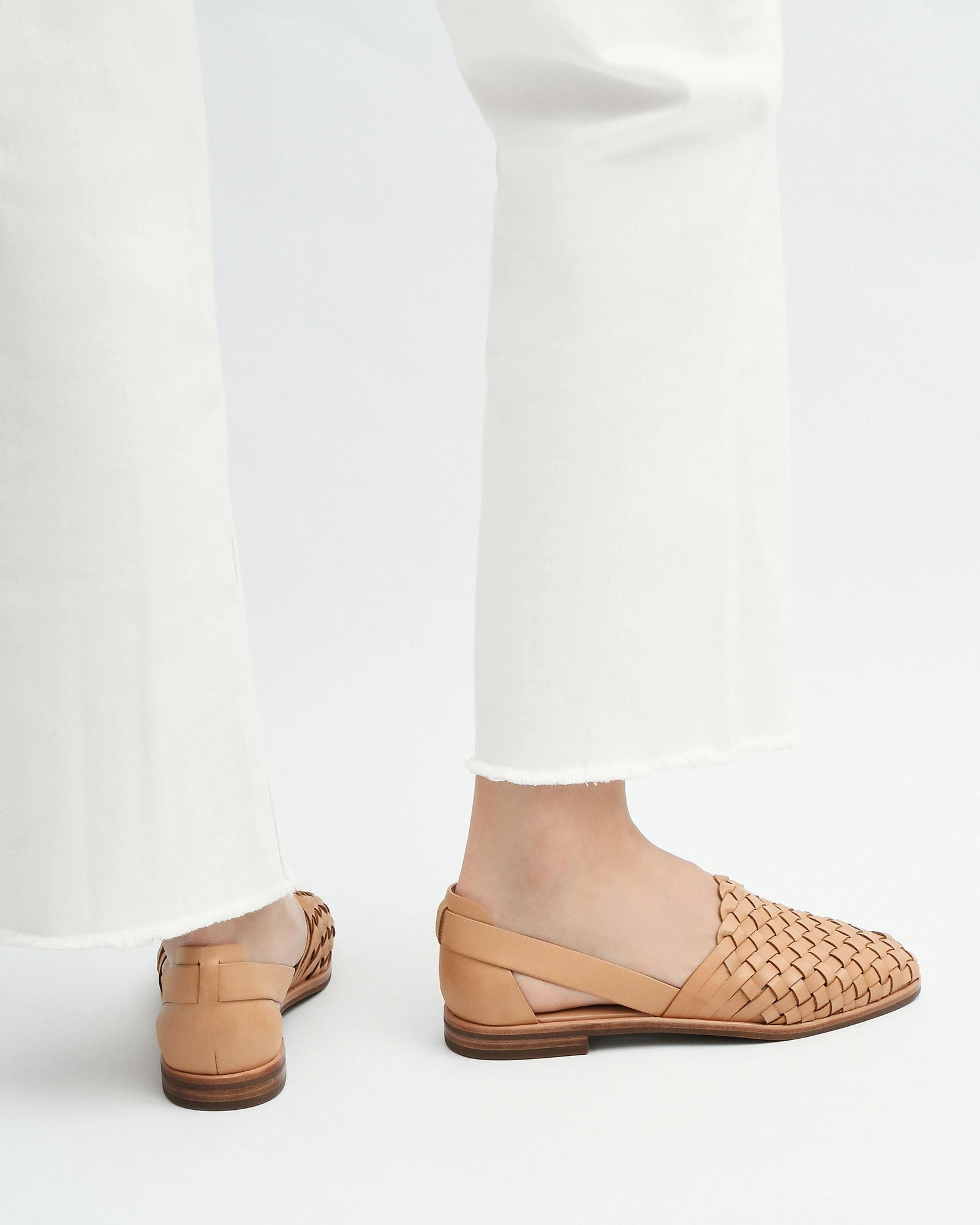 WISDOM CASUAL FLATS TAN LEATHER
